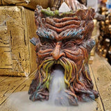 3.25" Greenman Tree Backflow Incense Burner - Magick Magick.com