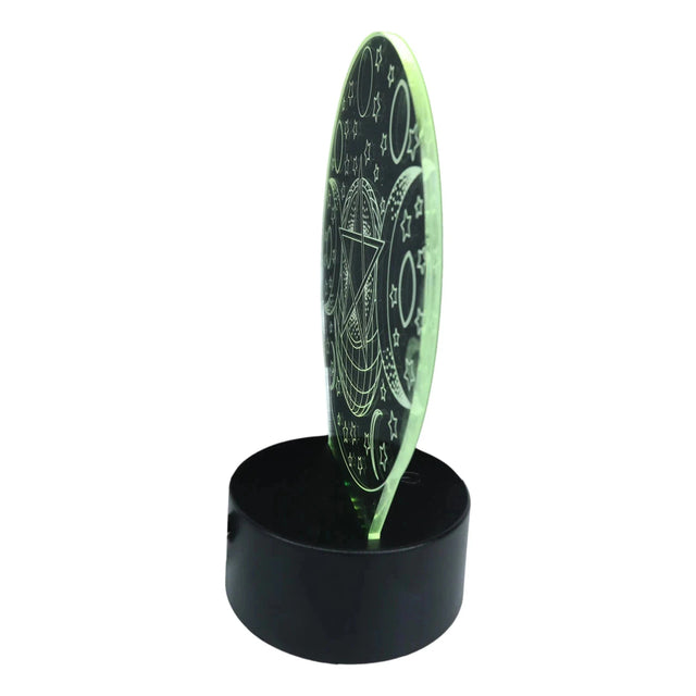 3.35" Triple Moon 3D LED Light - Magick Magick.com