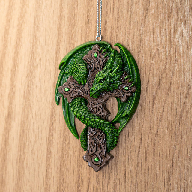 3.4" Dragon Ornament - Woodland Guardian - Magick Magick.com