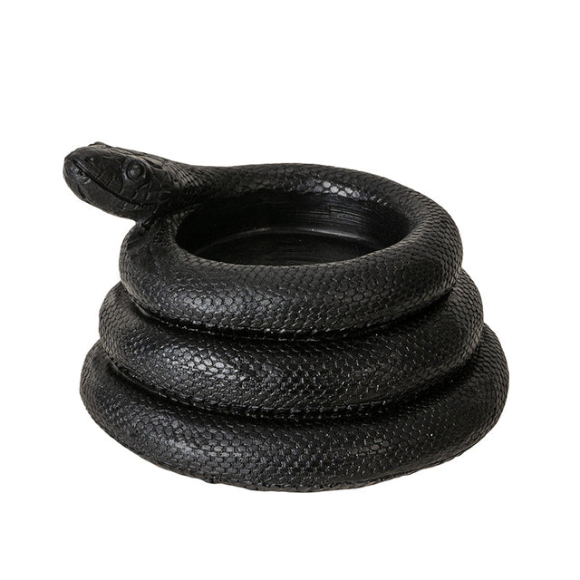 3.5" Black Snake Tealight Candle Holder - Magick Magick.com