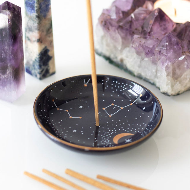 3.5" Ceramic Incense Stick Holder - Constellation - Magick Magick.com