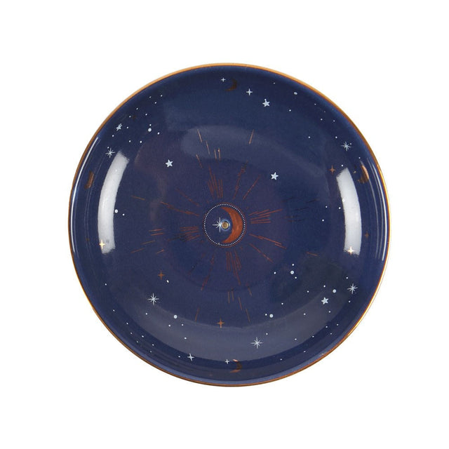 3.5" Ceramic Incense Stick Holder - Starry Sky - Magick Magick.com