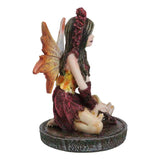 3.5" Fairy Statue - Crimson - Magick Magick.com