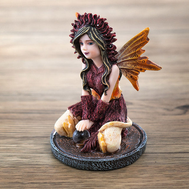 3.5" Fairy Statue - Crimson - Magick Magick.com