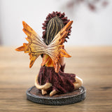 3.5" Fairy Statue - Crimson - Magick Magick.com