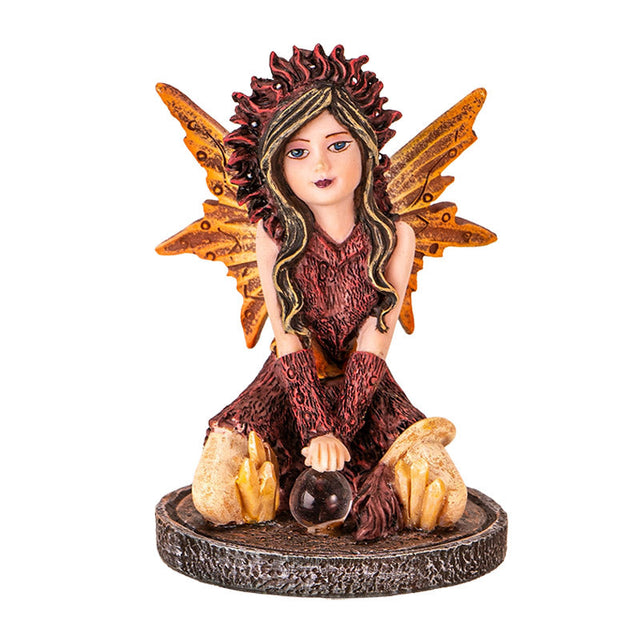 3.5" Fairy Statue - Crimson - Magick Magick.com