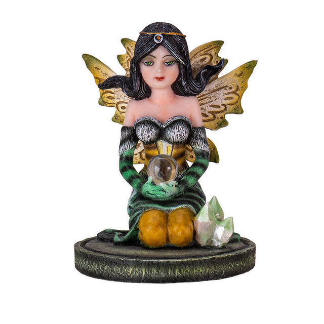 3.5" Fairy Statue - Green Aventurine - Magick Magick.com