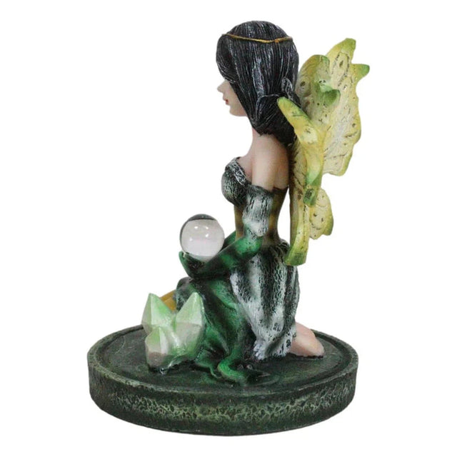 3.5" Fairy Statue - Green Aventurine - Magick Magick.com