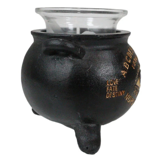 3.5" Ouija Board Cauldron Votive Candle Holder - Magick Magick.com