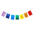 3.5" Seven Chakra Tibetan Prayer Flag - 7 Flags / Roll - Magick Magick.com