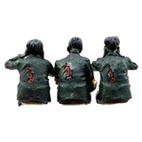 3.5" Walking Undead Zombie Statue Set - See, Hear, Speak No Evil (Set of 3) - Magick Magick.com