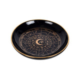 3.6" Astrology Wheel Round Stick Incense Holder - Magick Magick.com