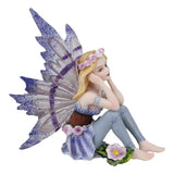 3.75" Fairy Statue - Purple Fairy - Magick Magick.com