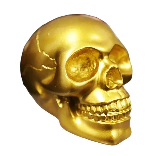 3.75" Gold Skull Statue - Magick Magick.com