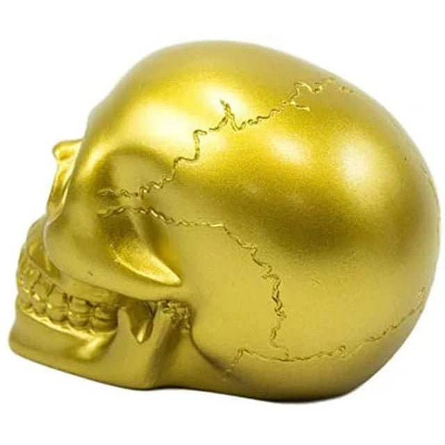 3.75" Gold Skull Statue - Magick Magick.com