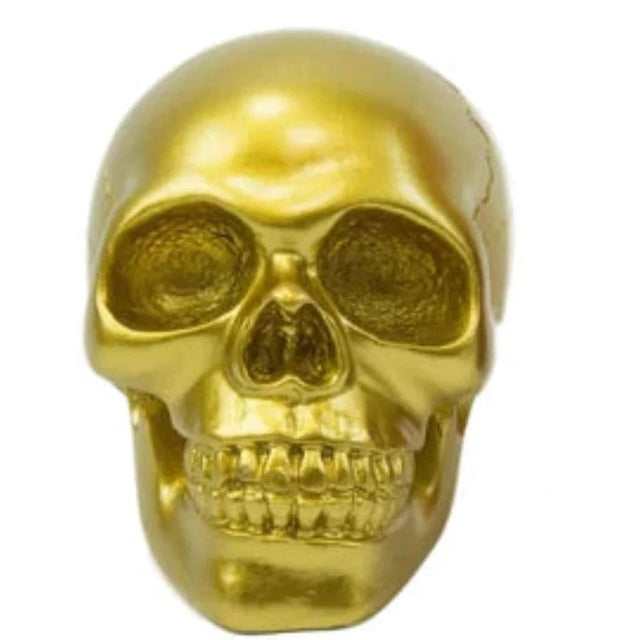 3.75" Gold Skull Statue - Magick Magick.com