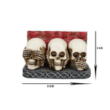 3.75" Skull Card Holder - Magick Magick.com