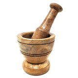 3.75" Wooden Mortar & Pestle - Magick Magick.com