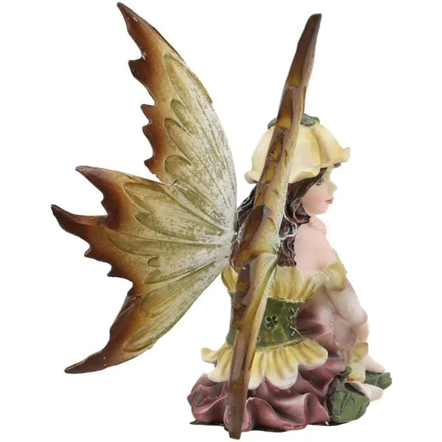 3.88" Fairy Statue - Yellow Fairy - Magick Magick.com