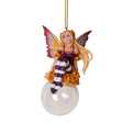 4" Amy Brown Tree Ornament - Cassia Bubble Rider Fairy - Magick Magick.com