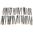 4" Black Copal Dipped Natural Sage Tree Branch Sticks (5 Pack) - Magick Magick.com