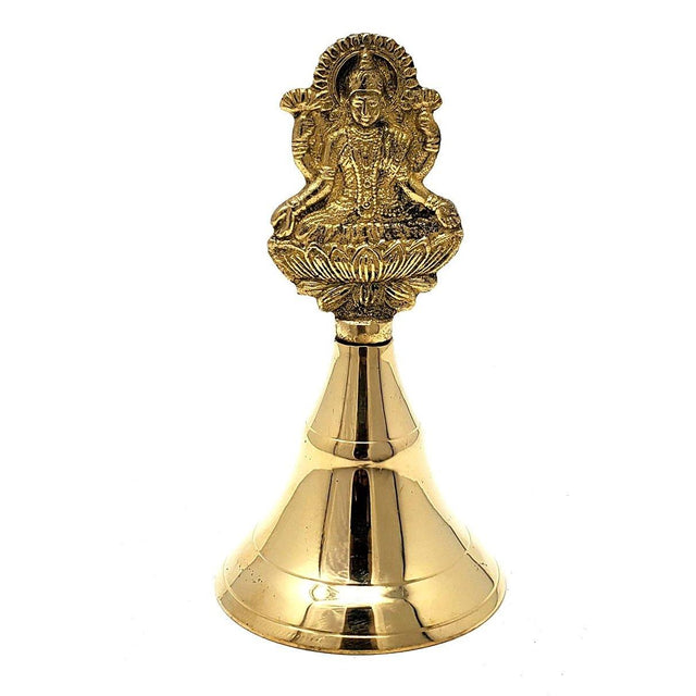 4" Brass Hand Bell - Laxmi - Magick Magick.com