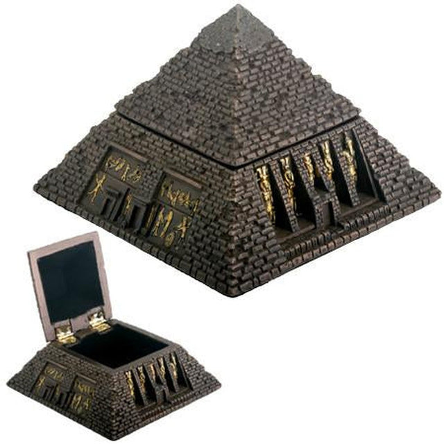 4" Bronze Pyramid Trinket Box - Magick Magick.com