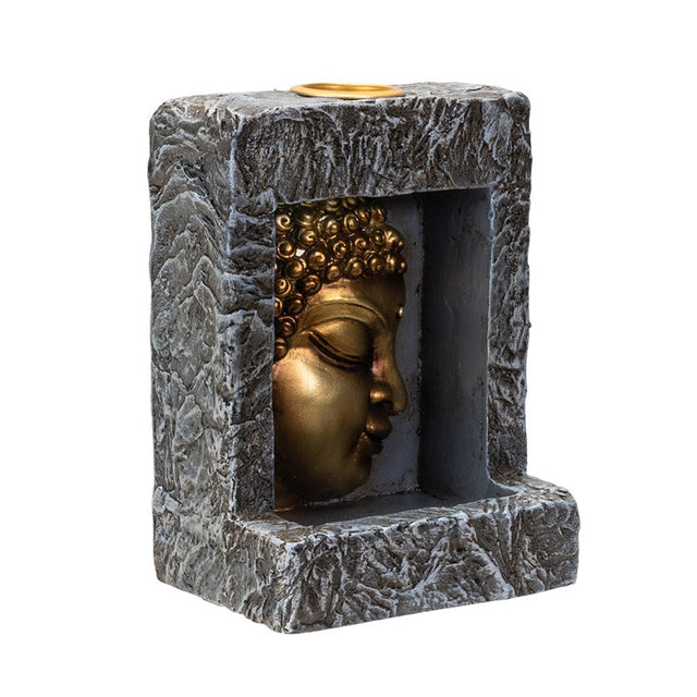 4" Buddha Head Backflow Incense Burner - Magick Magick.com