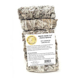 4" California White Sage Smudge Stick (6 Pack) - Magick Magick.com