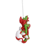 4" Candy Cane Dragon Ornament by Ruth Thompson - Magick Magick.com