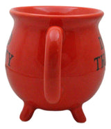 4" Ceramic Cauldron Mug - Dead Thirsty Red