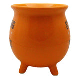 4" Ceramic Cauldron Mug - Stirring Up Trouble Orange - Magick Magick.com