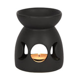 4" Ceramic Oil Burner - Triple Moon - Magick Magick.com