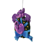 4" Cute Wreath Dragon Ornament by Ruth Thompson - Magick Magick.com