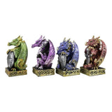 4" Dragon Statues (Set of 4) - Magick Magick.com