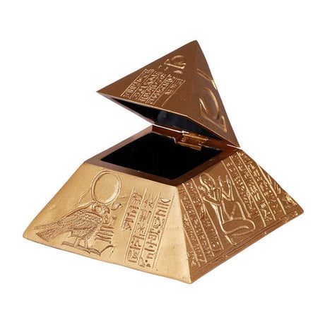 4" Egyptian Pyramid Trinket Box - Magick Magick.com