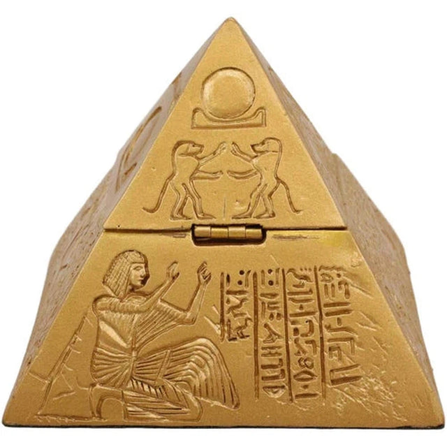 4" Egyptian Pyramid Trinket Box - Magick Magick.com