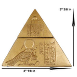 4" Egyptian Pyramid Trinket Box - Magick Magick.com