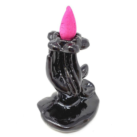 4" Hand Waterfall Backflow Cone Incense Burner - Magick Magick.com