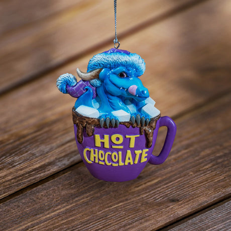4" Hot Chocolate Dragon Ornament by Ruth Thompson - Magick Magick.com