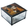 4" Klimt - The Kiss Art Glass Display Box - Magick Magick.com