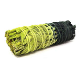 4" Reversible Money White Sage Smudge Stick (Green/Black) - Magick Magick.com