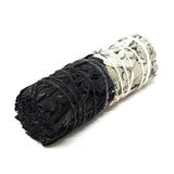 4" Reversible Positive Energy White Sage Smudge Stick (White/Black) - Magick Magick.com