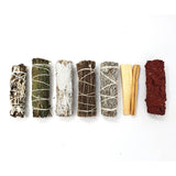 4" Sage Smudge Sampler Pack (Pack of 7 Smudge Sticks) - Magick Magick.com