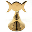 4" Triple Moon Brass Bell - Magick Magick.com