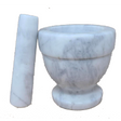 4" White Marble Mortar & Pestle - Magick Magick.com