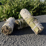 4" White Sage & Eucalyptus Smudge Stick - Magick Magick.com