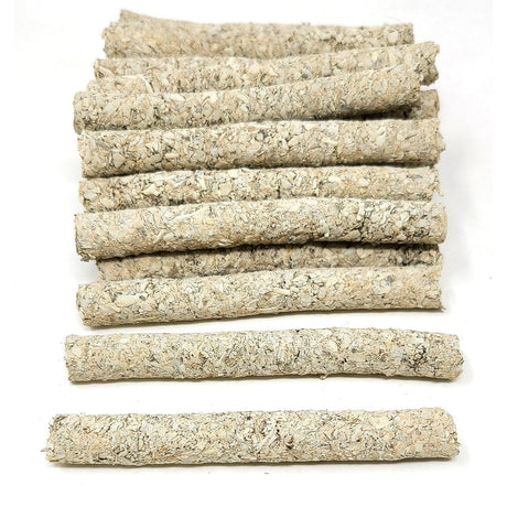 4" White Sage Natural Herb Incense Logs (Pack of 20) - Magick Magick.com
