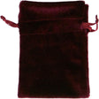 4" x 6" Premium Unlined Velvet Bag - Burgundy - Magick Magick.com