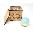 40-55 mm Gemstone Sphere with Box - Opalite - Magick Magick.com